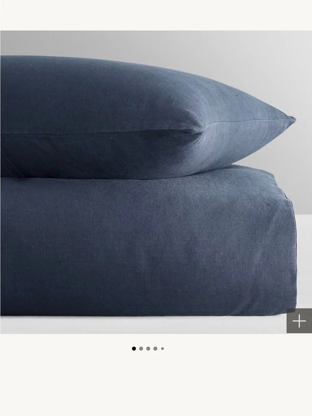 RH Baby & Child RH Teen Vintage Washed Navy Twin Duvet Cover NIP